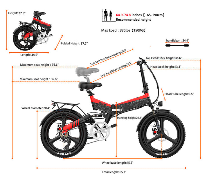 Lankeleisi G650 Bicicleta Eléctrica