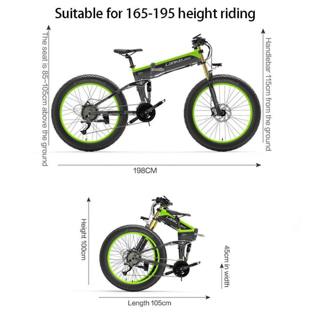 Lankeleisi XT750 Plus Bicicleta Fat Eléctrica